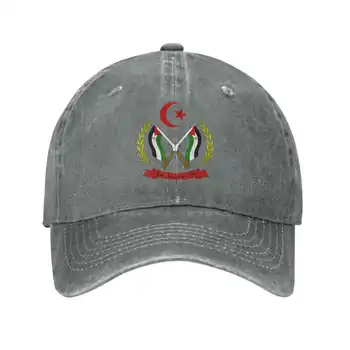 Sacharos Arabų Demokratinės Respublikos Aukščiausios Kokybės Logotipas Džinsinio audinio dangtelis Beisbolo kepurė Megzta kepurė