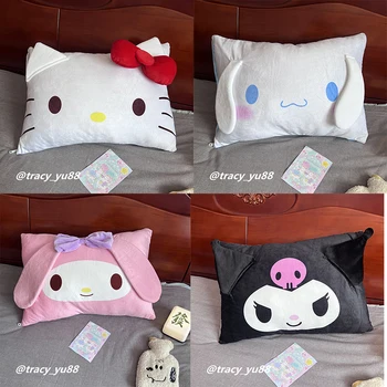 Sanrio Hello Kitty Pliušas Pagalvės Užvalkalą Melodija Užvalkalas Kuromi Hangyodon Cinnamoroll Pliušinis Pillowslip Girly Namų Dekoro Kalėdos Dovanas
