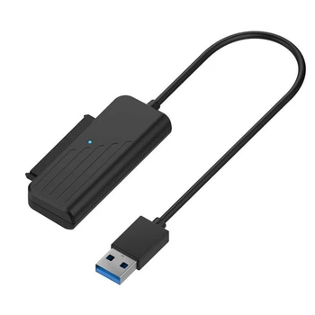 SATA į USB 3.0 Adapteris USB3.0 SATA Lengva Ratai Kabelis Palaiko 5Gbps Didelės Spartos Perdavimo 2,5 Colių Kietąjį Diską