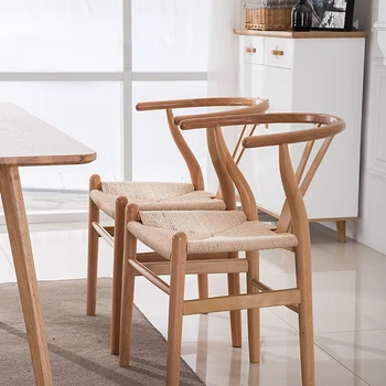 Sodo Pokylių Valgomojo Kėdės Nugaros Atrama, Mediena Ir Senovinių Grindų Kėdės Aišku Lounge Dizaineris Silla Plegable Namų Essentials