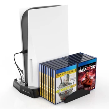 SONY PlayStation 5 Vertikalus Stovas Aušinimo Ventiliatorius Stovi Dual Controller Stotis Greitai Įkroviklio PS5 Konsolės Disko stalčiuko