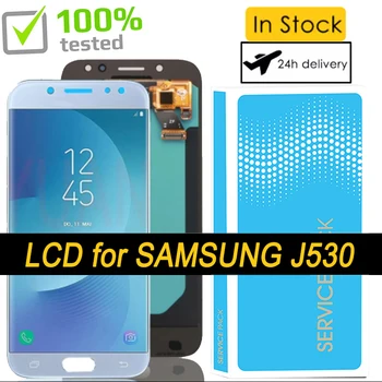 Super AMOLED LCD Ekranas Jutiklinis Ekranas skaitmeninis keitiklis Samsung Galaxy J5 Pro 2017 J530 J530F J530FM SM-J530F J530G/DS Remontas, Dalys