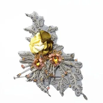 tessel gėlių Aplikacija parches bordados para ropa flores dizaineris lopai džinsai ,siūti kristalų lopai drabužiai