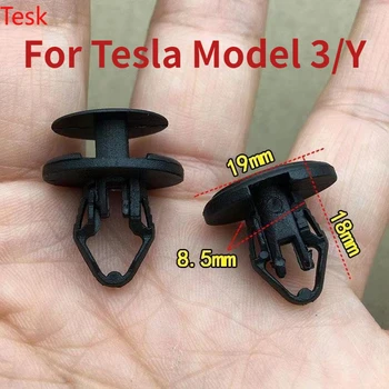 Tinka Tesla Model3 Modelis Y priekinis bamperis, variklio mažesnis guard plokštė sagtis originalus gamyklos fiksuotojo įrašą
