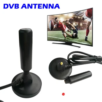 TV Antenos, DVB-T, DVB-T2 HDTV Antenos Didelis Magnetinis pagrindas 200 Km Asortimentą, Patalpų Nemokamai 1080P 4K Freeview 1.5 Metro Koaksialinis Kabelis VHF UHF