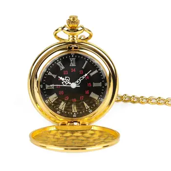Vintage Mados Kišeninio Laikrodžio Vyrų Kvarco Judėjimas, Retro Patvarus Žiūrėti Su Plona Grandinė Žavesio Classic 