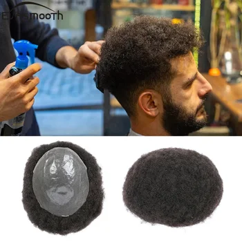 vyrai Afro Perukas Afrikos Plaukų Pratęsimo Vyrų Toupee Pu Vyrų Perukas Keistą Garbanotas Perukas Vyrų Toupee Natūralių Žmogaus Plaukų Pakeitimo Sistema