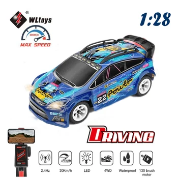 WL284010 Elektros Keturių varančiųjų ratų Traukos Automobilio 1:28 Nuotolinio Valdymo Automobilio Modelis, Vaikų Puzzle Žaislas