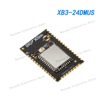 XB3-24DMUS Zigbee Moduliai - 802.15.4 XBee3 PRO - 2.4 GHz, DigiMesh, U. FL Antena, SMT
