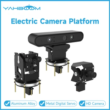 Yahboom Kameros Platforma su HD Kamera RGB Šviesos 2DOF PTZ Tilt 9G SG90 Servo Pažangaus Automobilio AstraPro Gylis Cemera Metalinis Laikiklis