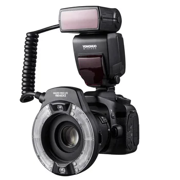 YONGNUO TTL 14EX II LED Macro Ring Flash Speedlite Šviesos YN14EX II Canon EOS 1Dx 5D3 6D 7D 70D 80D Kameros