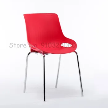 Šiaurės Valgomojo Kėdės, Stalai Kėdės Priėmimo Laisvalaikio plastiko Kėdės atlošas Modernaus paprasta Kava, virtuvės Kėdės Namų Baldai